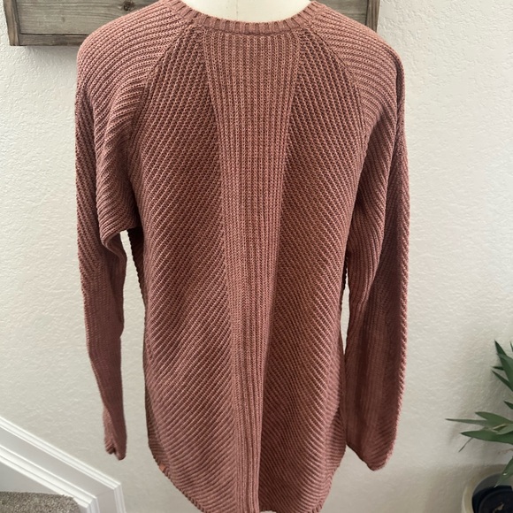 Lululemon What the heart wants Women's Sweater wool/cotton dusty pink ladies 10 - Picture 2 of 6